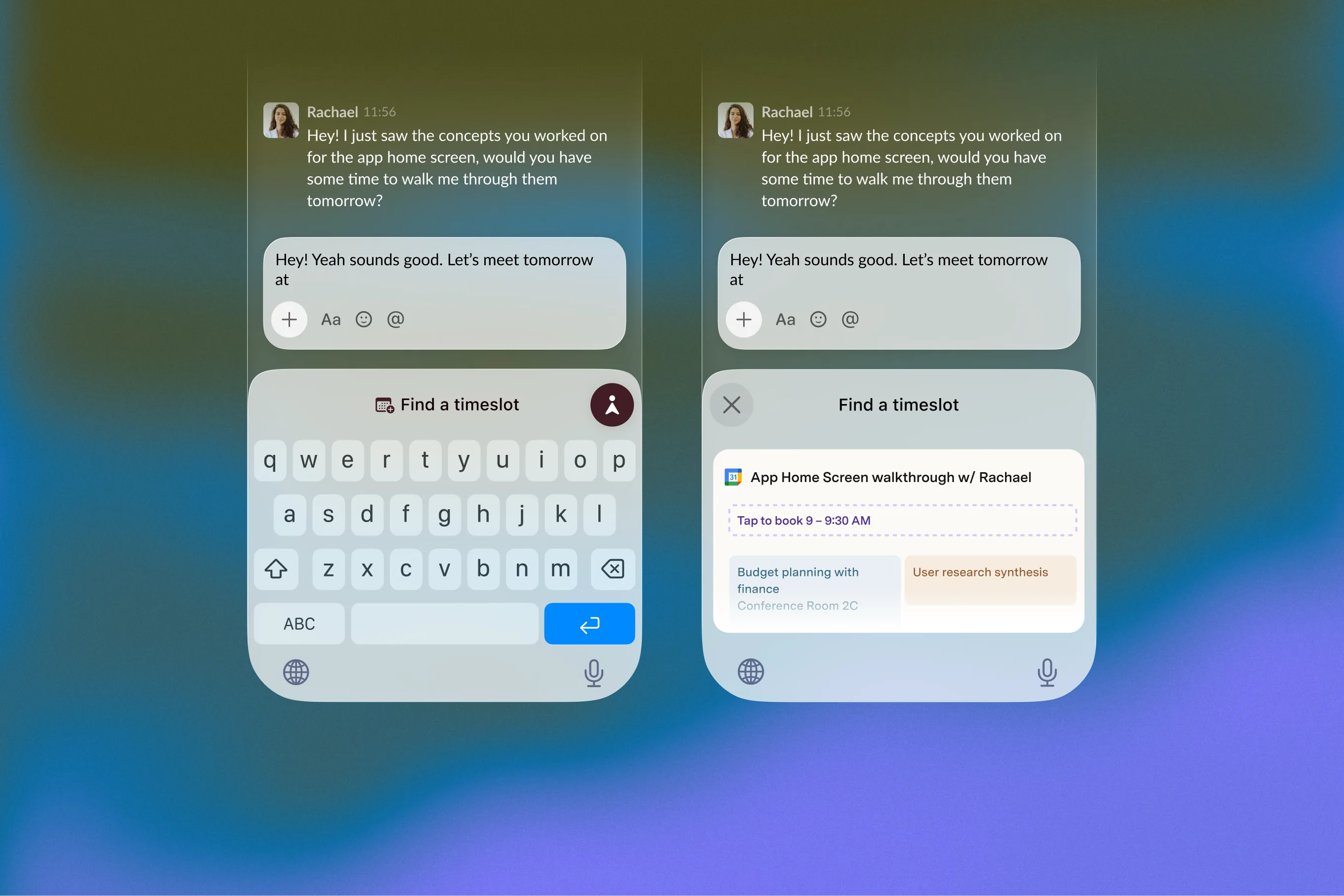 Superhuman Go mobile interface screens